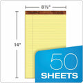TOPS The Legal Rule Writing Pads - Legal, 8 1/2" x 14", 1 Dozen, TOP7572
