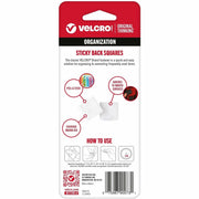 VELCRO® Sticky Back 7/8in Squares White 12 ct, 1 Pack