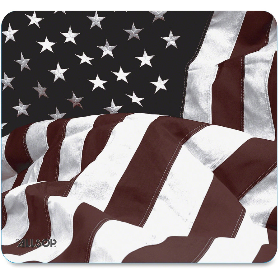 Allsop NatureSmart Image Mousepad - American Flag - ), 6EA/CT — view 1