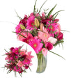 InBloom Pink Possibilities Bouquet (33 Stems) | Lush Pink Florals for Gifting or DÃ©cor InBloom Group