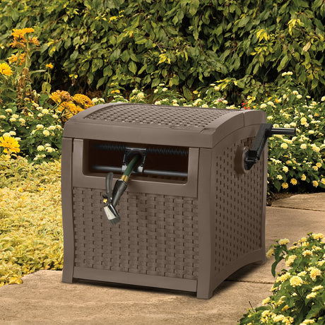 Suncast 225-foot Smart Trak Hideaway Hose Reel Brown