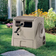 Suncast 100ft Powerwind Automatic Hose Reel in Taupe