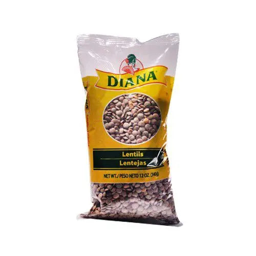 Diana Dry Lentils (6-Pack, 12 oz Each) | Protein-Rich Pantry Staple Diana