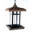 National Audubon Wicker Lantern Bird Feeder | Rustic Wildlife Decoration National Audubon
