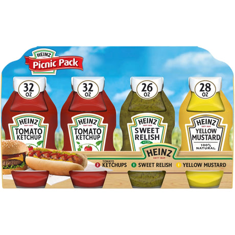 Heinz Picnic Variety Pack (Condiments) | Essential Outdoor Flavor Kit Heinz