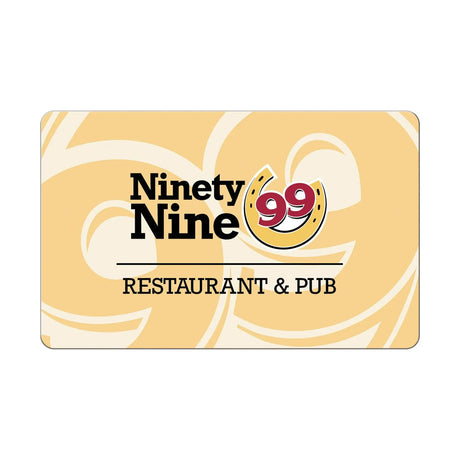 $15 Ninety Nine Restaurant Gift Card (3-Pack) | Delicious Dining Voucher for Two Ninety Nine Restaurant