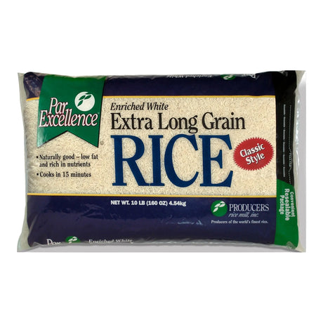 ParExcellence Long Grain Rice (10 lbs) | Premium Culinary Grain Producers Rice ParExcellence