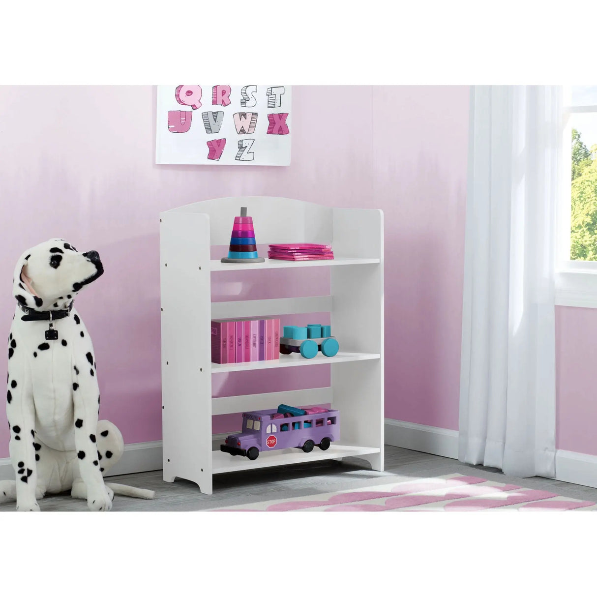 Delta Children 3-Shelf Classic Bookshelf | Sturdy Storage for Kidsâ€™ Rooms Delta Children