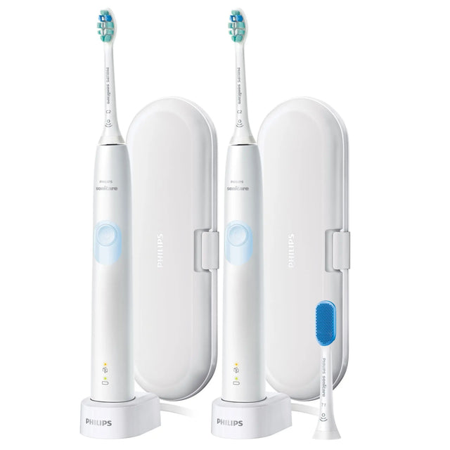 Philips Sonicare ProtectiveClean 4300 Bundle (9-Pc) | Rechargeable Toothbrush with Plaque Control Philips