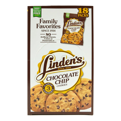 Linden's Chocolate Chip Cookies (18 ct.) | Soft, Homemade-Style Treats Linden's