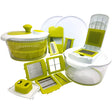 MegaChef 10-in-1 Spinner & Slicer | Multi-Purpose Kitchen Prep Tool MegaChef