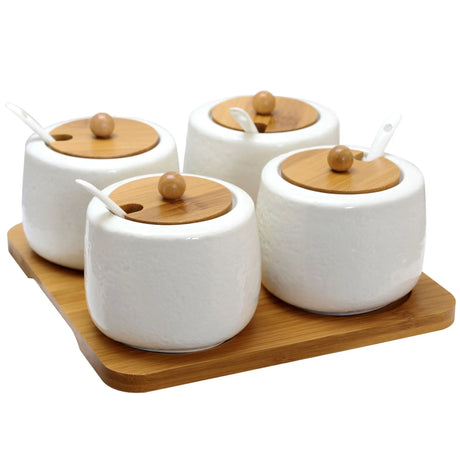 Elama Condiment Containers with Lids | Leakproof Dressing & Dip Storage Elama