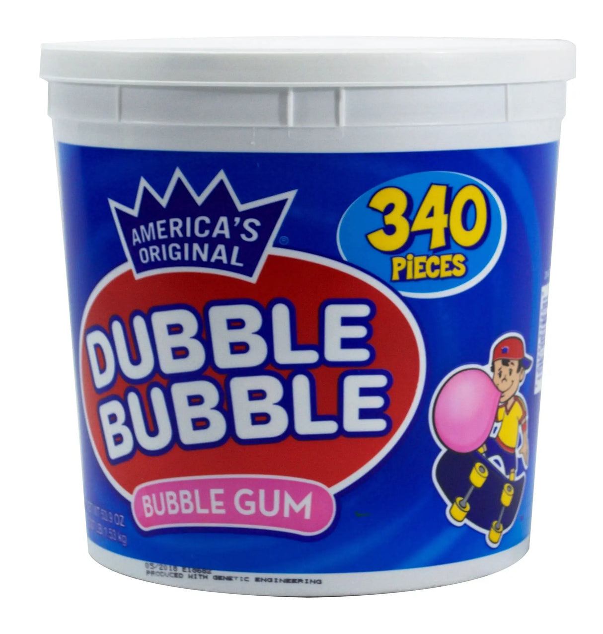Dubble Bubble Gum Tub (340 ct.) | Classic Bubble Gum in Bulk Dubble Bubble