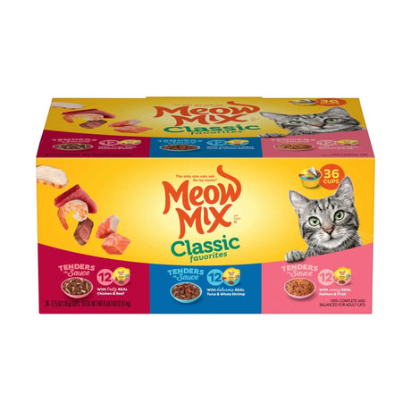 Meow Mix Classic Favorites (36 pk.) | Irresistible Cat Treat Variety Meow Mix