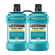 Listerine Cool Mint Mouthwash (2-Pack, 1.5 L Each) | Antiseptic Fresh Breath Formula Listerine