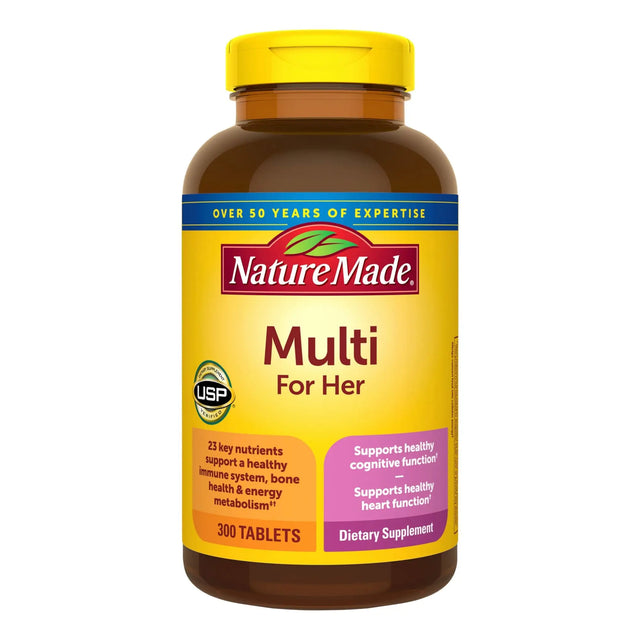 Nature Made Multivitamin for Her (300 ct.) | Key Nutrients for Womenâ€™s Wellness Nature Made