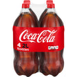 Coca-Cola Soda Bottles (4-Pack, 2L Each) | Family Size Classic Cola Coca-Cola