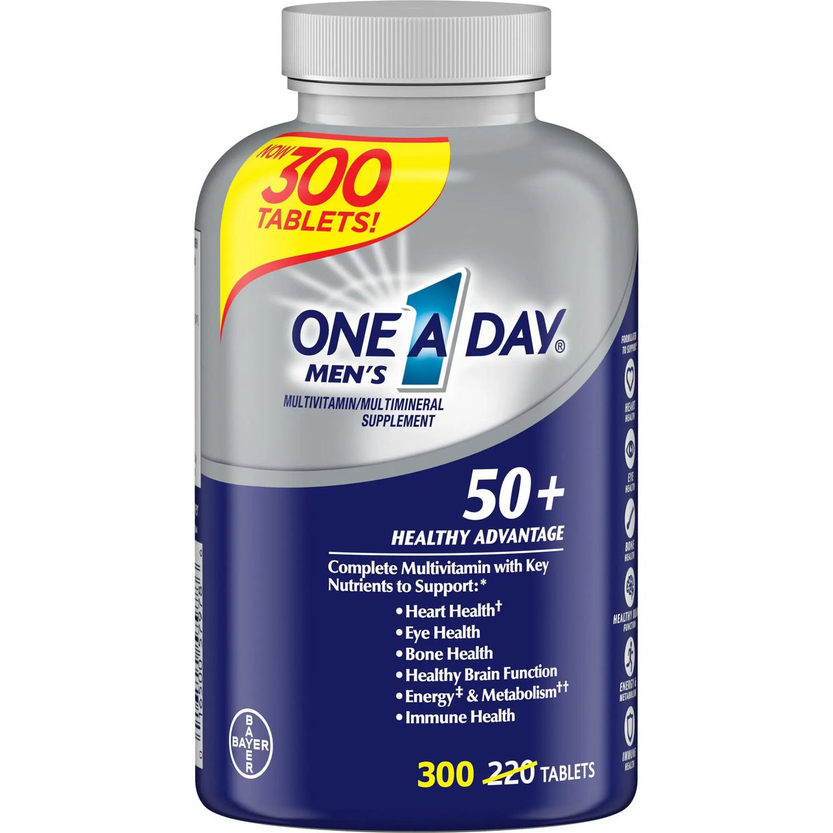 One A Day Menâ€™s Multivitamin (300 ct.) | Complete Daily Nutrition for Men One A Day
