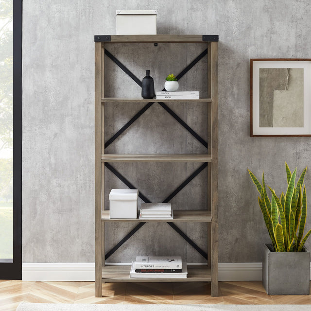 W. Trends Farmhouse 64 inch bookcase
