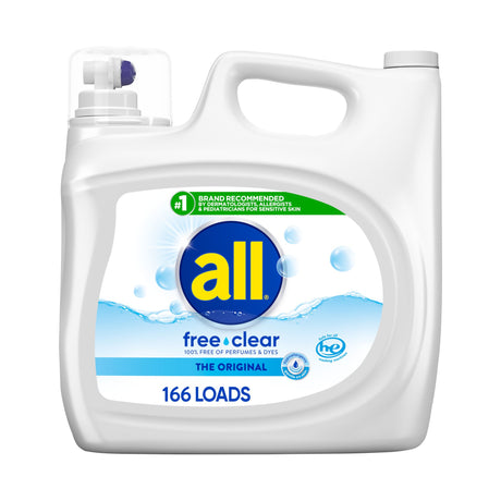 All Free & Clear liquid detergent 250 oz