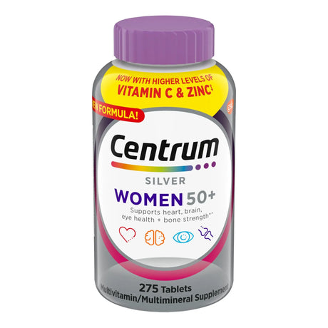 Centrum Silver Women's Multivitamins (275 ct) | Age-Targeted Multimineral Support Centrum