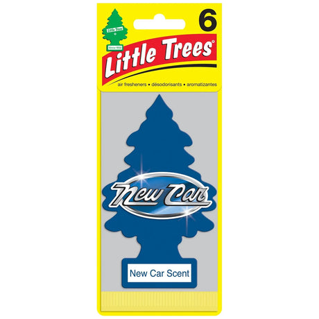 Little Tree New Car Scent (6 pk.) | Fresh Off-the-Lot Aroma Little Trees