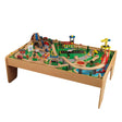 KidKraft Waterfall Mountain Train Set & Table | Interactive Wooden Playset KidKraft