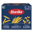 Barilla Pasta Variety (6-Pack, 1 lb Each) | Versatile Italian Meal Staples Barilla