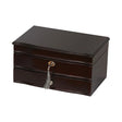 Mele & Co Davina Jewelry Box | Locking Mahogany Wooden Storage Mele and Co.