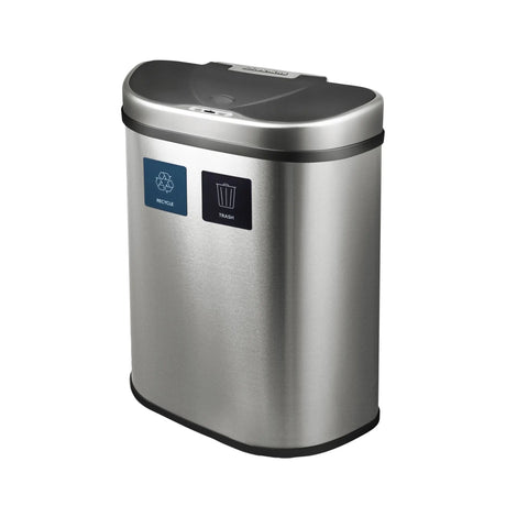 NineStars Sensor Recycle Bin (18.5Â Gal) | Hands-Free Sorting Solution Nine Stars