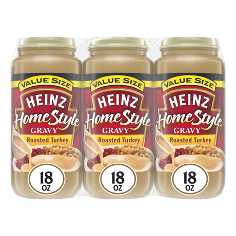 Heinz HomeStyle Roasted Turkey Gravy three-pack
