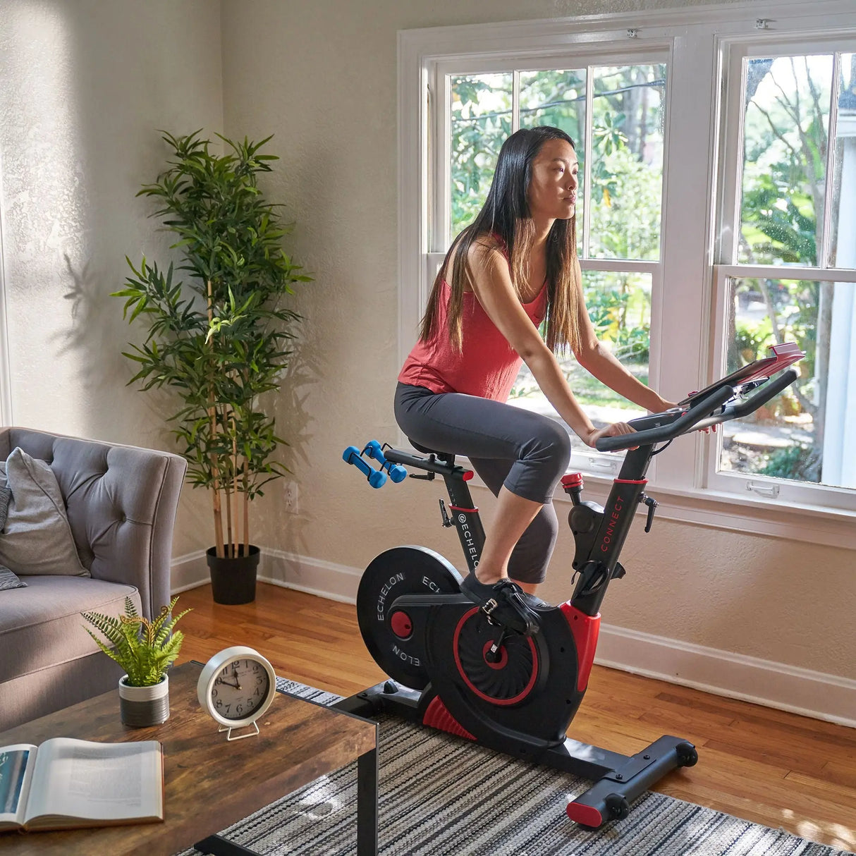 Echelon Connect EX3 Smart Bike | Interactive Workouts with Free 30â€‘Day Membership Echelon