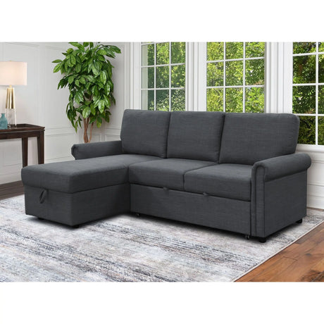 Abbyson Hanson Sofa Bed Sectional | Modern Convertible Living Abbyson Home