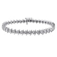 Moissanite Tennis Bracelet (0.5 ct t.w, Sterling Silver) | Sparkling Elegance for Every Occasion Delmar