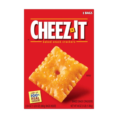 Cheez-It Baked Snack Crackers (2-Pack) | Crunchy Cheese Flavor Cheez-It