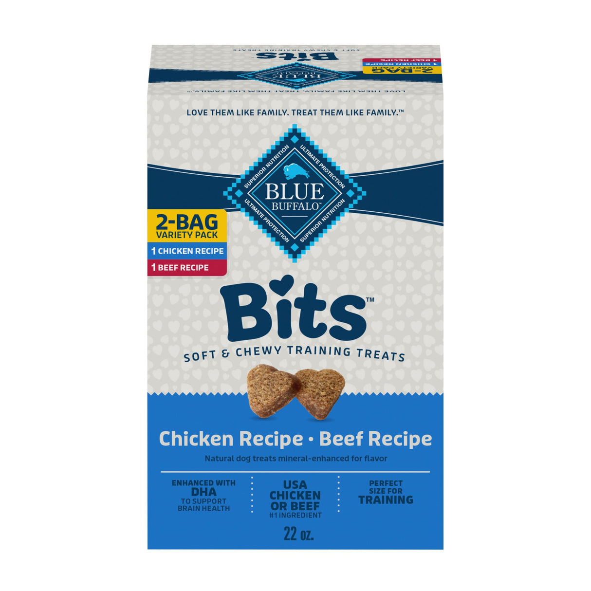 Blue Buffalo Blue Bits Dog Treats 2-pack