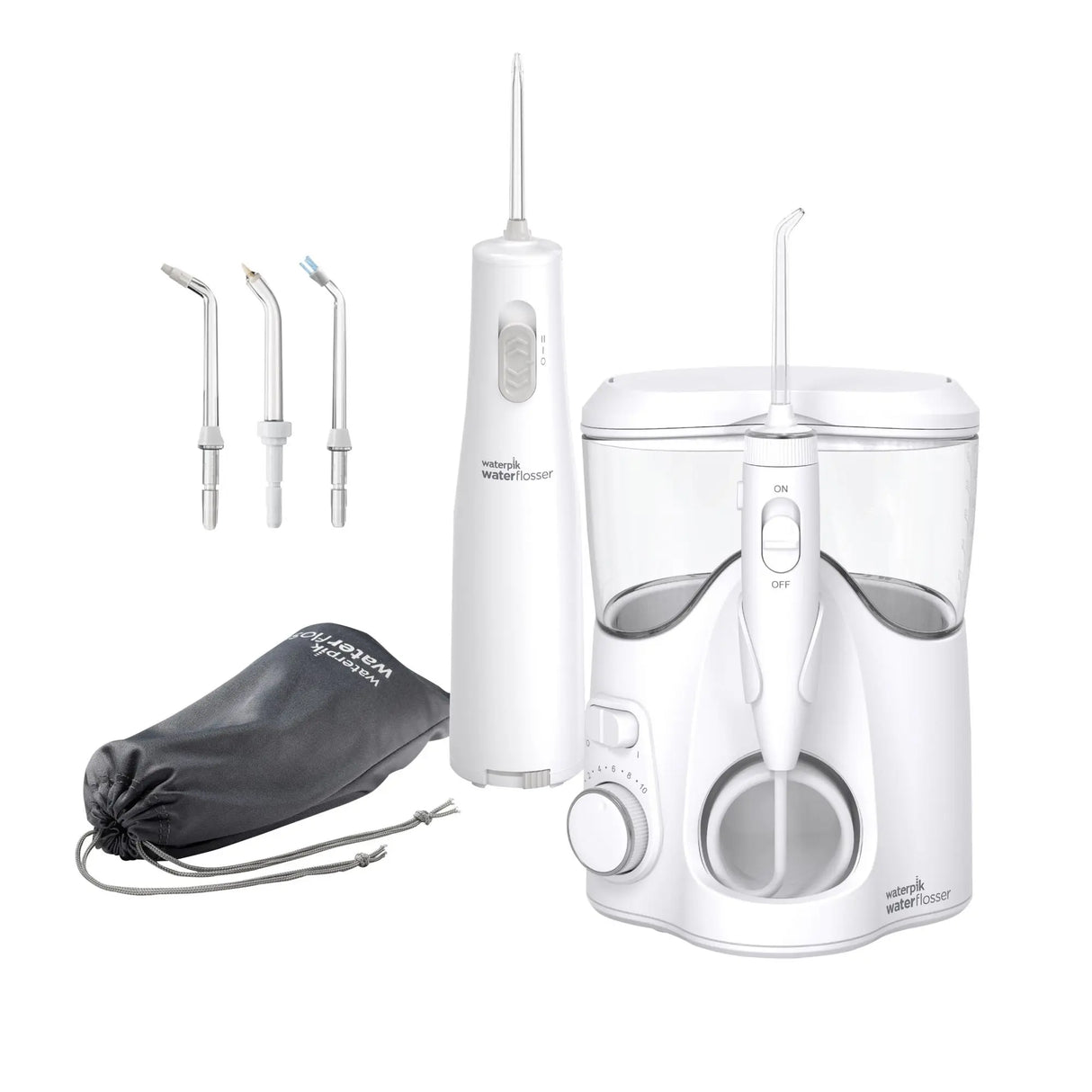 Waterpik Ultra Plus Water Flosser Combo | Corded & Cordless Oral Cleaning System Waterpik