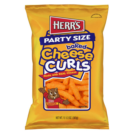 Herr's party size cheese curls bag