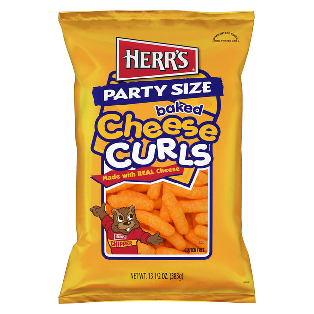 Herr's party size cheese curls bag