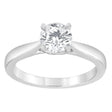 Diamond Solitaire Ring (0.5 ct t.w., 14k White Gold) | Classic Sparkling Single Stone Unique Designs