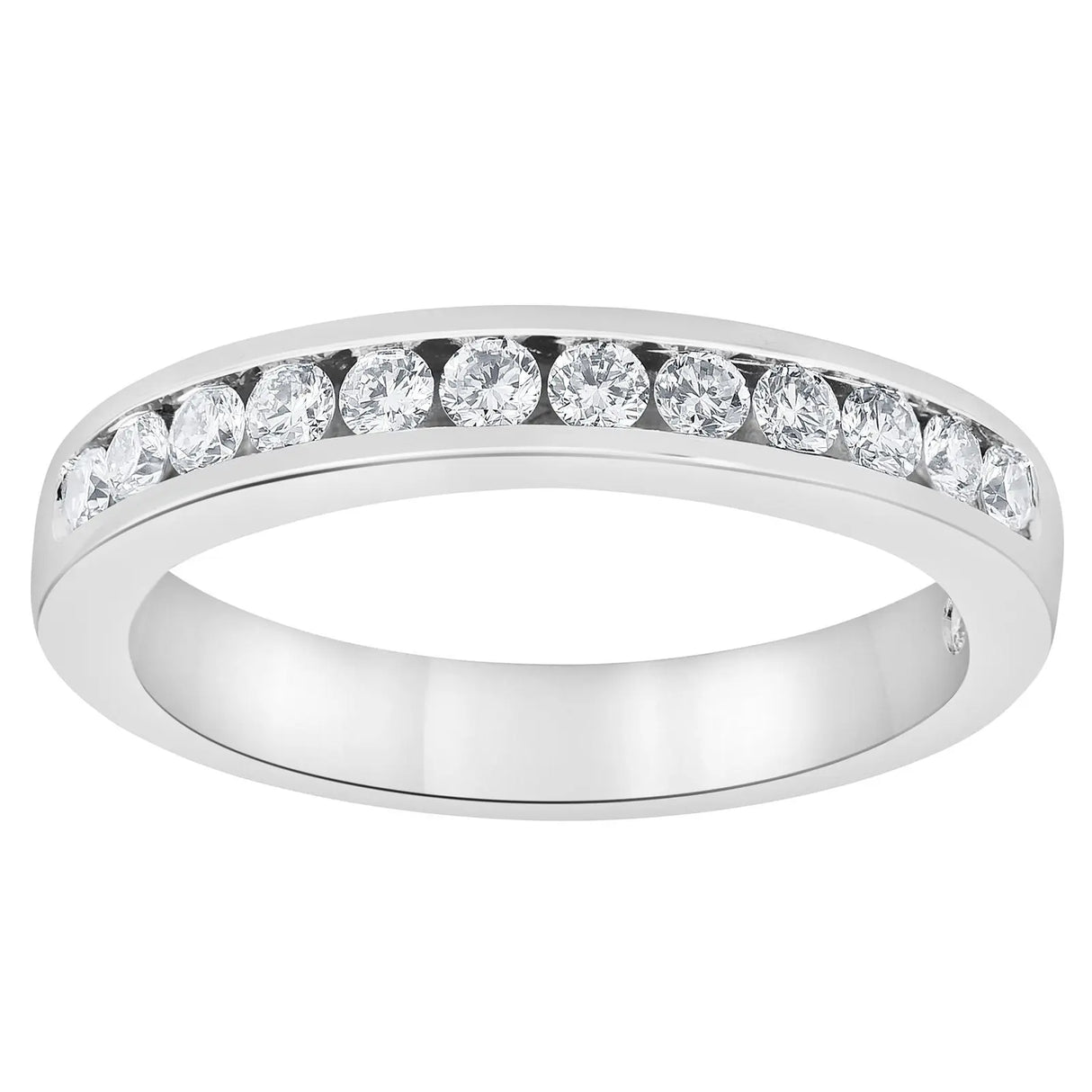 Diamond Wedding Band (0.5 ct t.w., 14k White Gold) | Classic Eternity Ring Unique Designs