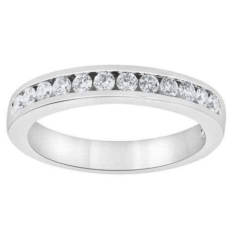 Diamond Wedding Band (0.5 ct t.w., 14k White Gold) | Classic Eternity Ring Unique Designs