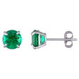 Created Emerald Stud Earrings (1.625 ct. t.g.w.) | Sparkling Green Gemstone Elegance AFS Wholesale Shop