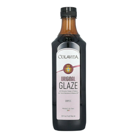 Colavita Balsamic Glaze (32 oz) | Rich, Sweet Reduction for Finishing Touches Colavita