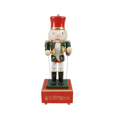 Northlight Musical Nutcracker (12", Green) | Animated Holiday Table DÃ©cor Northlight