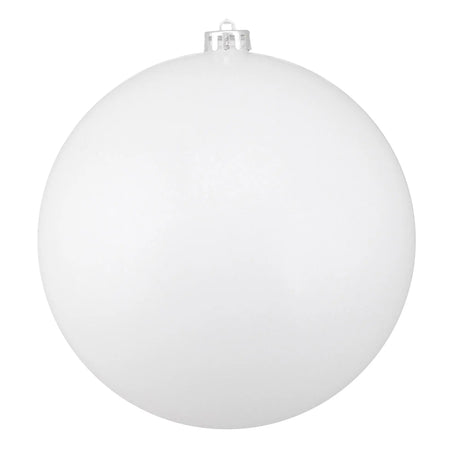 Northlight Shatterproof Christmas Ornaments (8", 32 ct) | Shiny, White Holiday DÃ©cor Northlight
