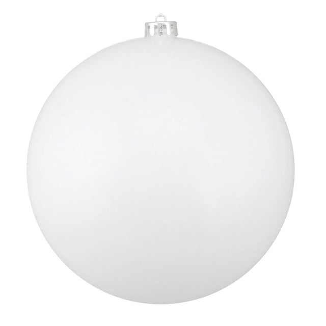 Northlight Shatterproof Christmas Ornaments (8", 32 ct) | Shiny, White Holiday DÃ©cor Northlight