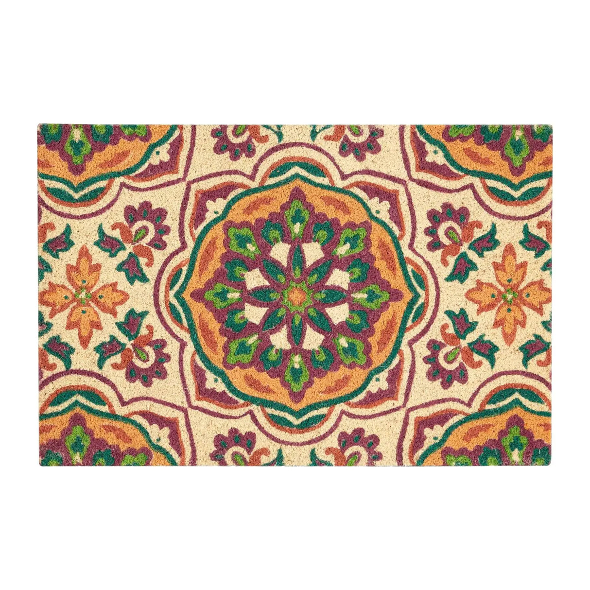 Waverly Greetings Doormat (2' x 2', Ivory) | Indoor/Outdoor Welcome Mat Waverly