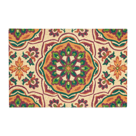 Waverly Greetings Doormat (2' x 2', Ivory) | Indoor/Outdoor Welcome Mat Waverly
