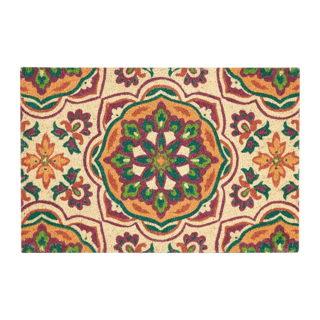 Waverly Greetings Doormat (2' x 2', Ivory) | Indoor/Outdoor Welcome Mat Waverly